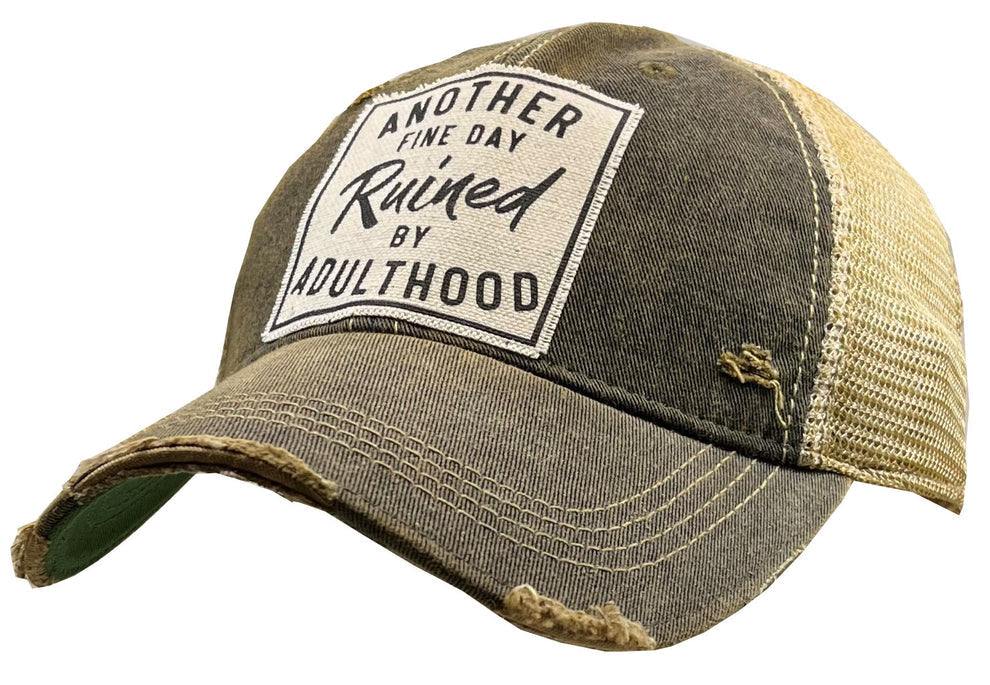 Distressed Trucker Cap for Stylish Casual Wear - Redemption By Ashley North