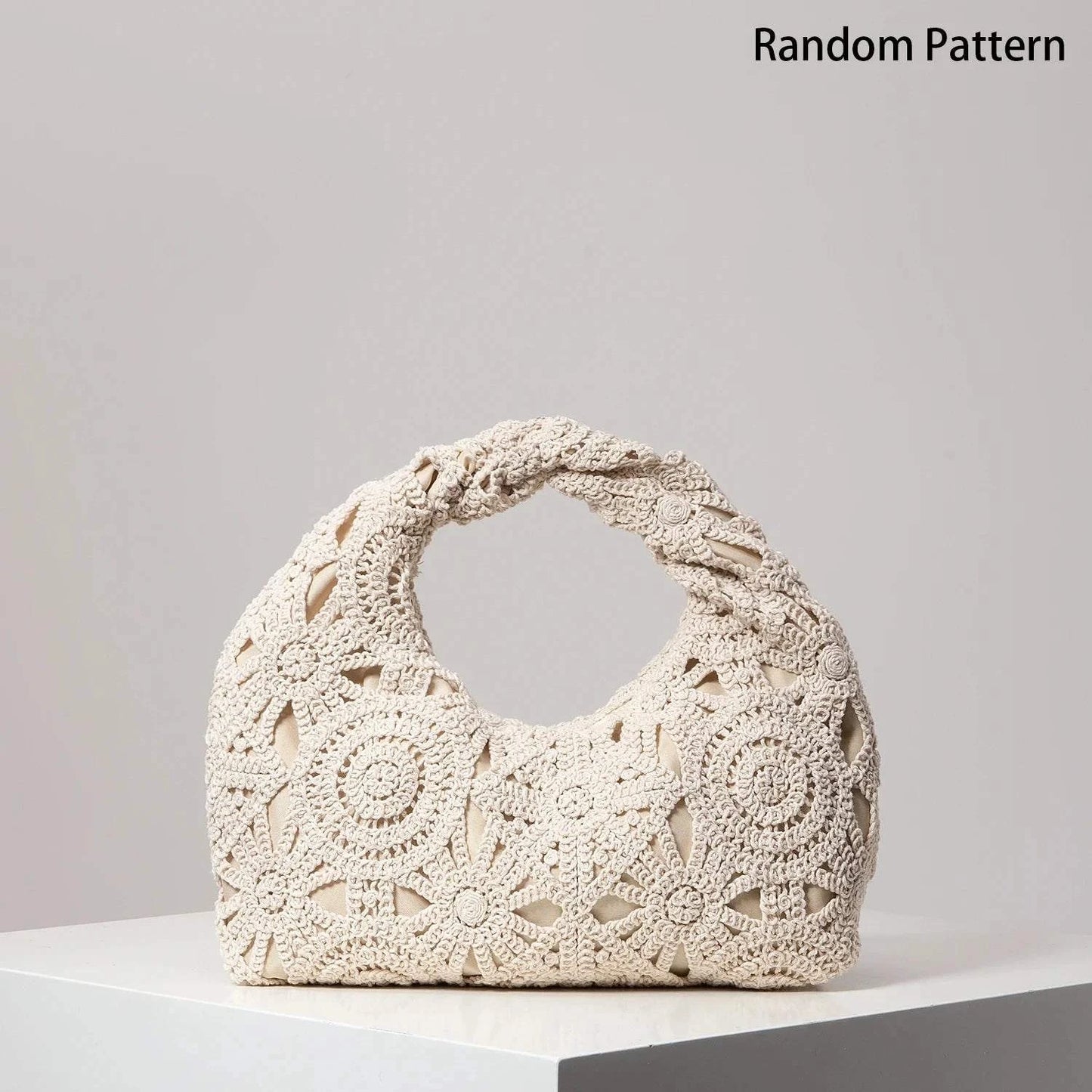 Luna’s Bohemian Crochet Handle Bag - Unique Handcrafted Bohemian Style - Redemption By Ashley North