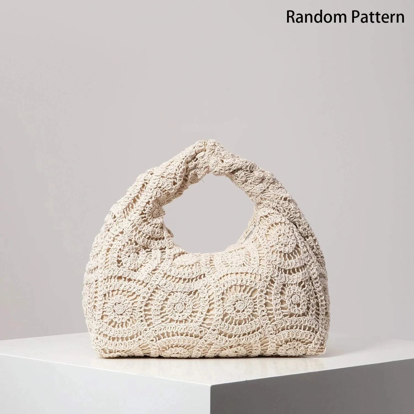 Luna’s Bohemian Crochet Handle Bag - Unique Handcrafted Bohemian Style - Redemption By Ashley North