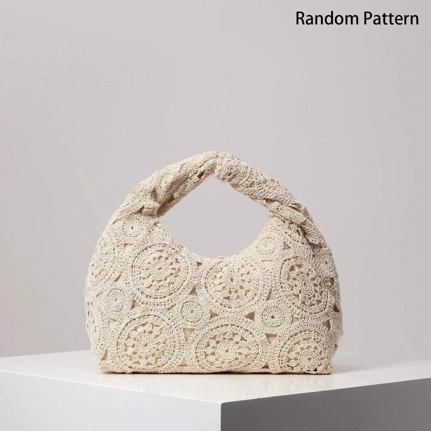 Luna’s Bohemian Crochet Handle Bag - Unique Handcrafted Bohemian Style - Redemption By Ashley North