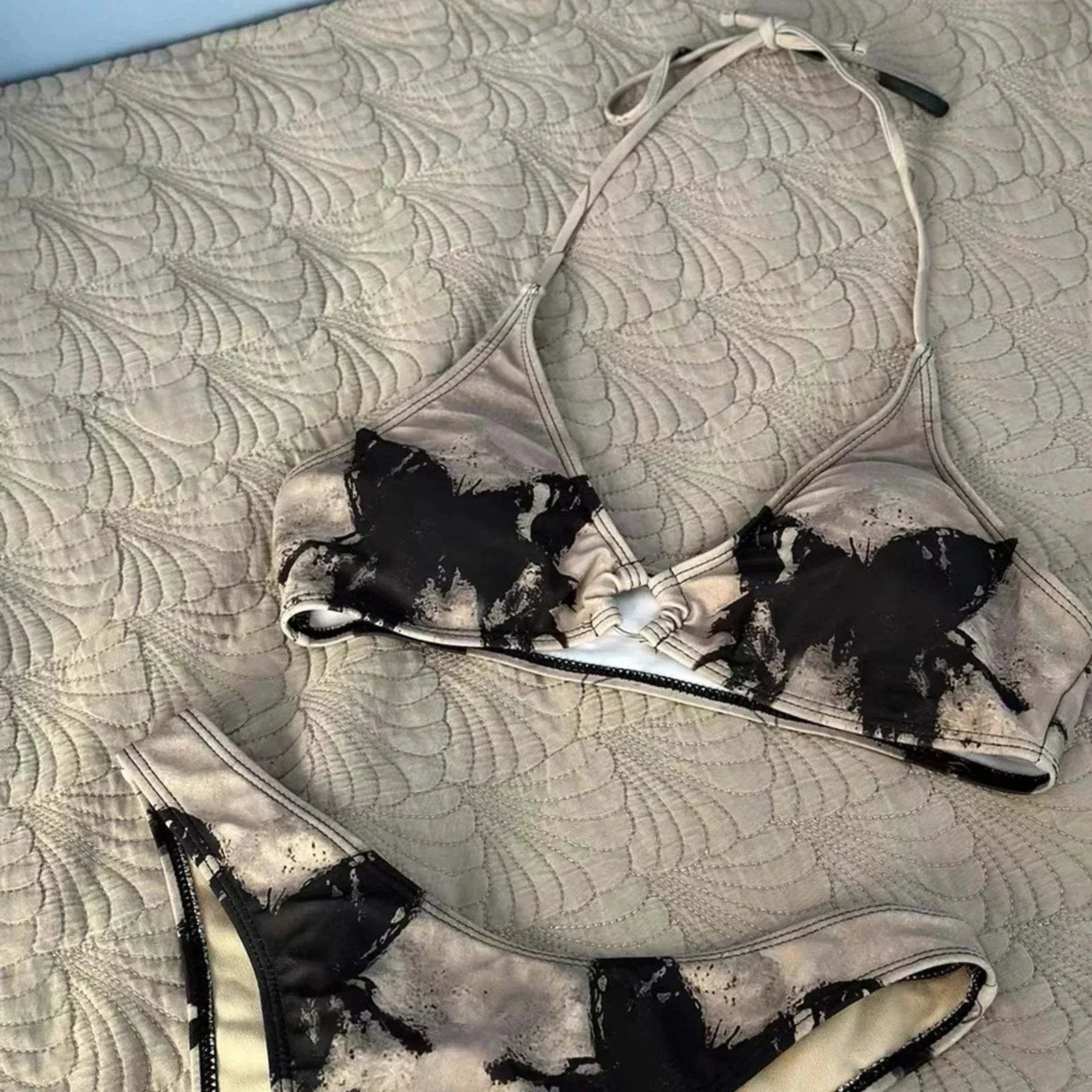 Fashion Three Piece Swimsuit Set Y2K Style for Women - Matching Bikini for Small Bust - Redemption By Ashley North