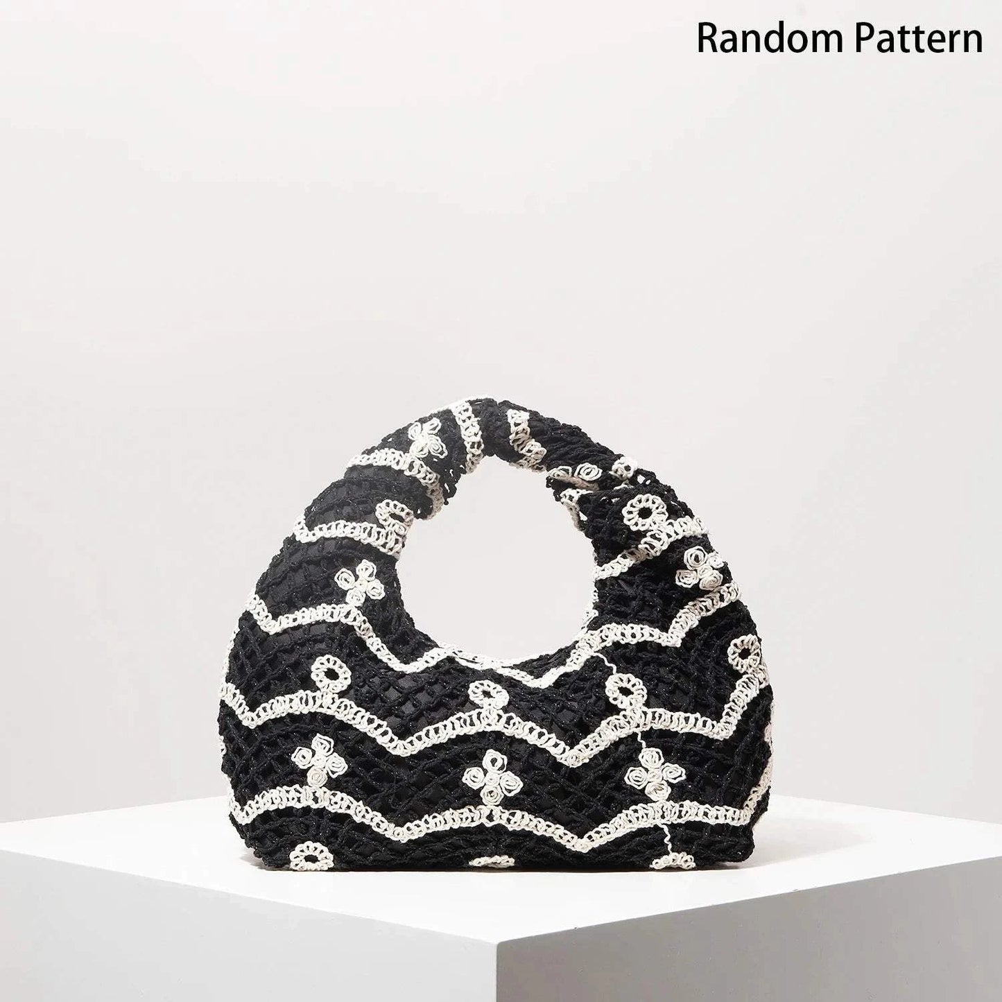 Luna’s Bohemian Crochet Handle Bag - Unique Handcrafted Bohemian Style - Redemption By Ashley North