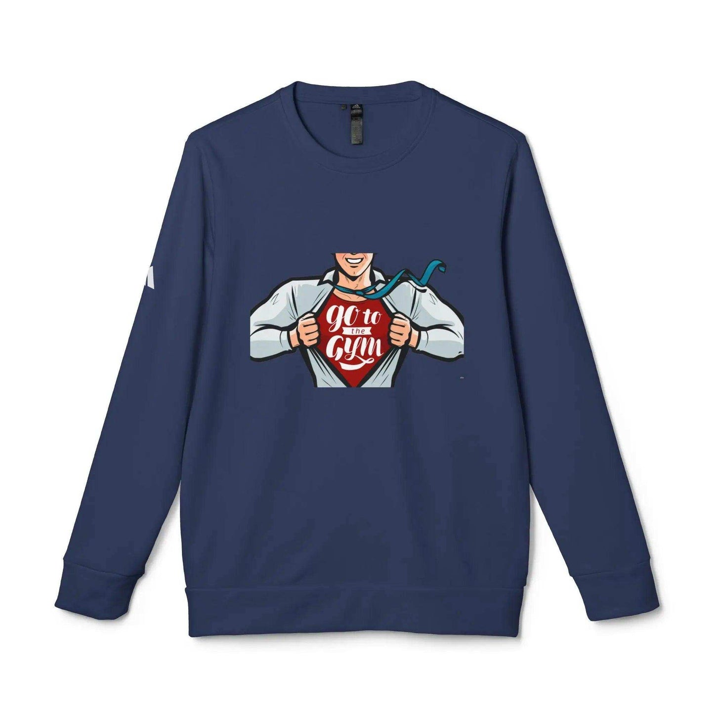 Go to the Gym Unisex Fleece Crew Neck Sweatshirt - Comfortable Unisex Fleece Crew Neck Sweatshirt for All Athletes - Redemption By Ashley North