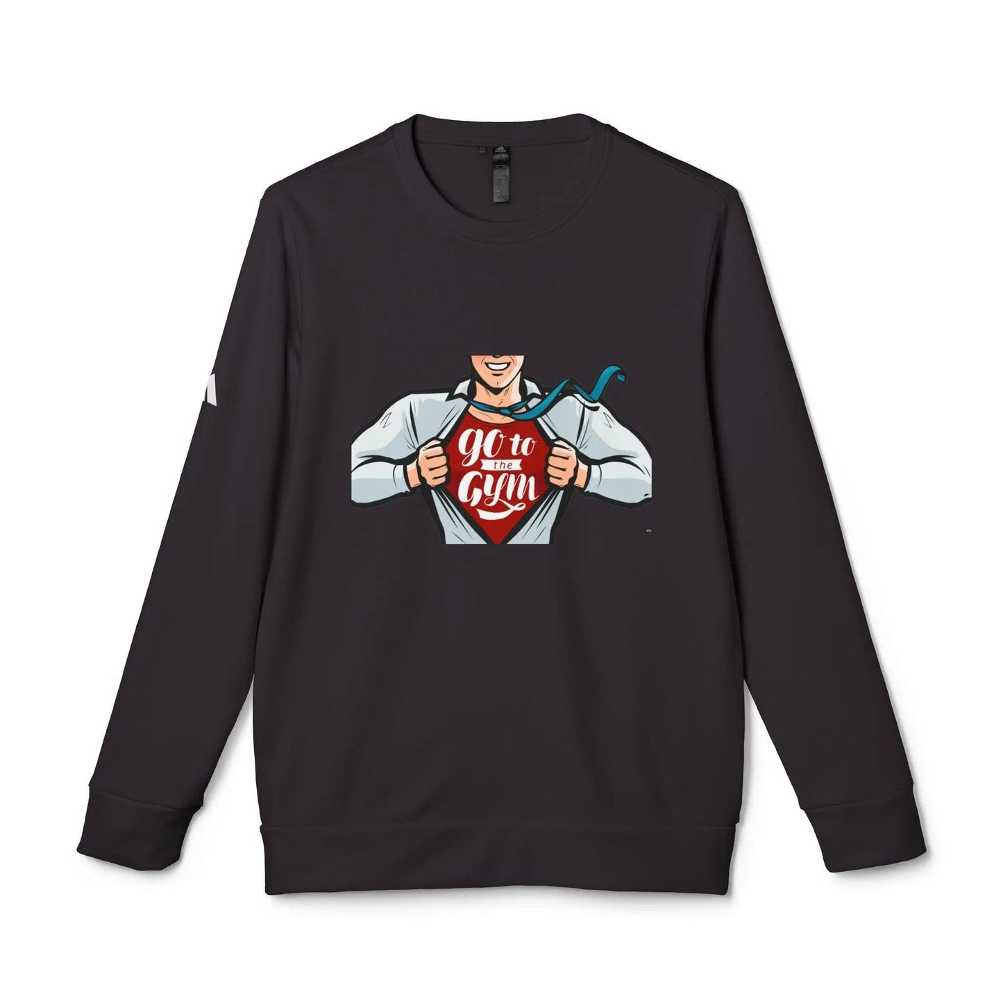 Go to the Gym Unisex Fleece Crew Neck Sweatshirt - Comfortable Unisex Fleece Crew Neck Sweatshirt for All Athletes - Redemption By Ashley North