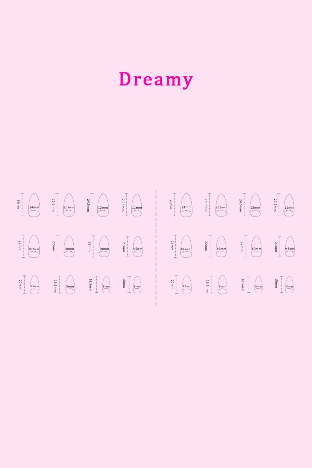 So Pink Beauty Press On Nails 2 Packs with 48-piece set and glue for easy application