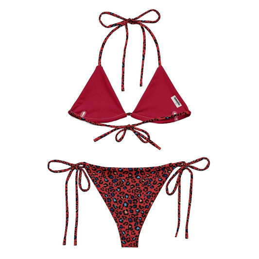 All-Over Print Recycled String Bikini for Eco-Friendly Swimwear - Redemption By Ashley North