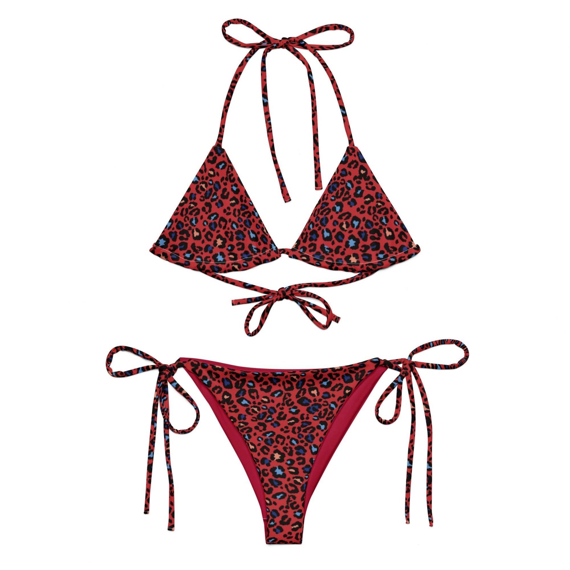 All-Over Print Recycled String Bikini for Eco-Friendly Swimwear - Redemption By Ashley North
