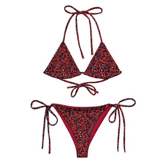 All-Over Print Recycled String Bikini for Eco-Friendly Swimwear - Redemption By Ashley North