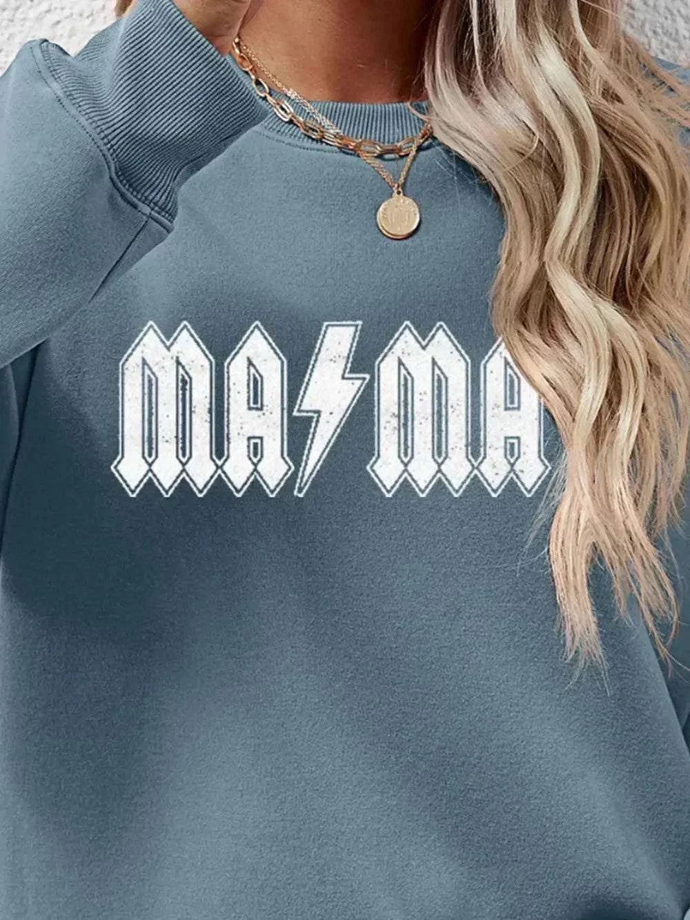 Mama Letter Graphic Dropped Shoulder SweatshirtFeatures: Basic style
Sheer: Opaque
Stretch: No stretch
Material composition: 100% polyester
Care instructions: Machine wash cold. Tumble dry low.
Imported
Product MRedemption By Ashley Northbella canvas drop shoulder sweatshirt
