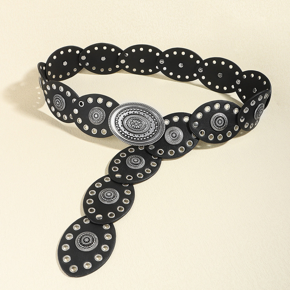 Oval PU Belt - Stylish and Versatile Accessory for Every Outfit.