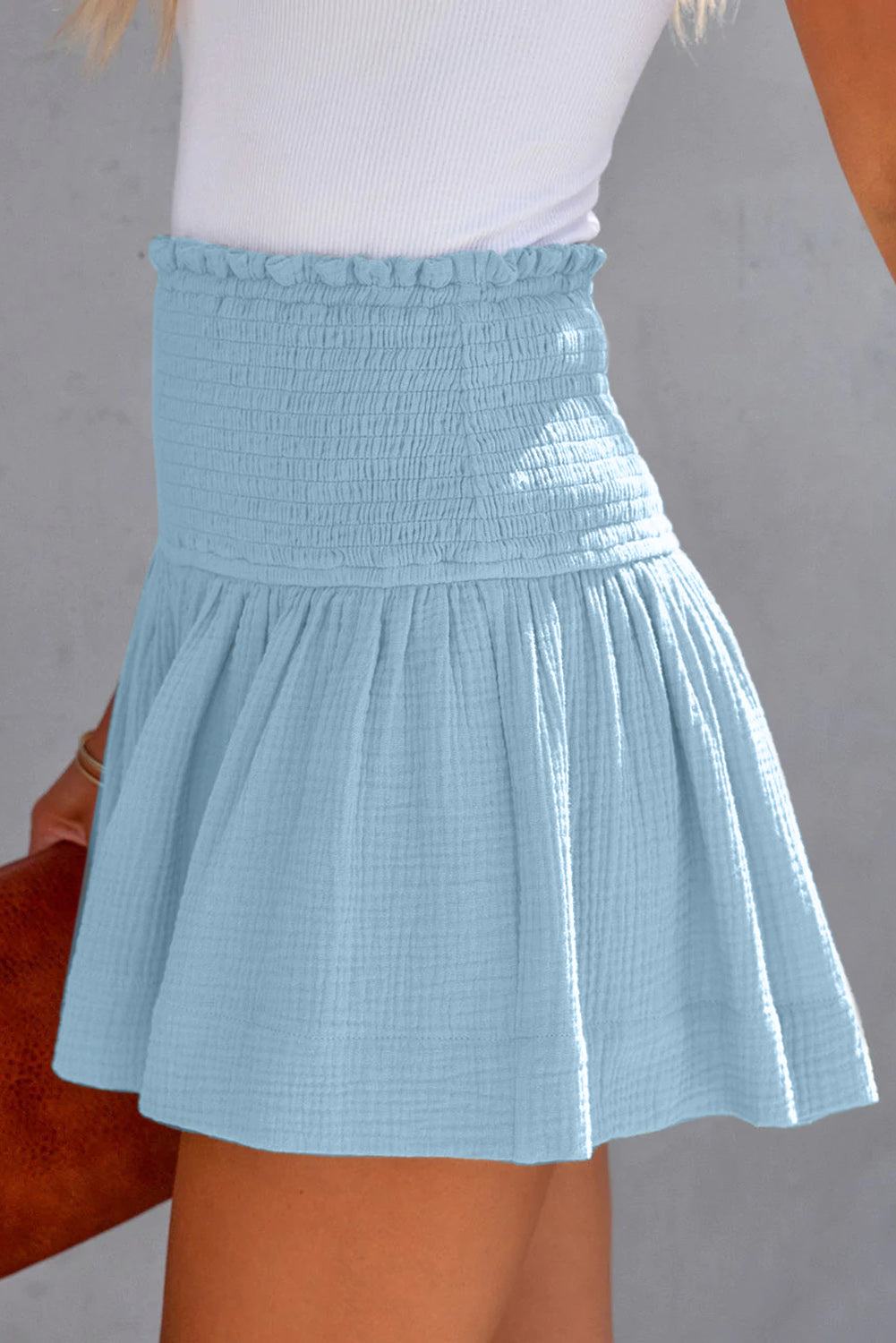 Smocked Waistband Shorts for Comfortable Style and Fit - Redemption By Ashley North