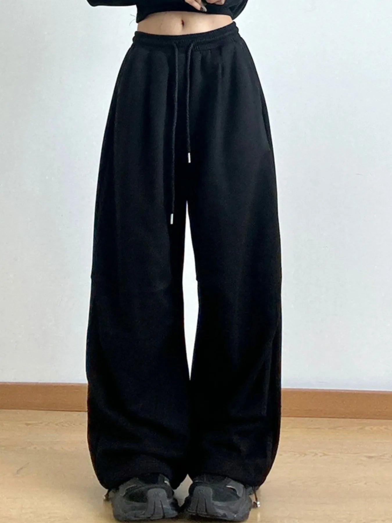 Drawstring Wide Leg Pants for Ultimate Comfort and Trendy Style - Redemption By Ashley North