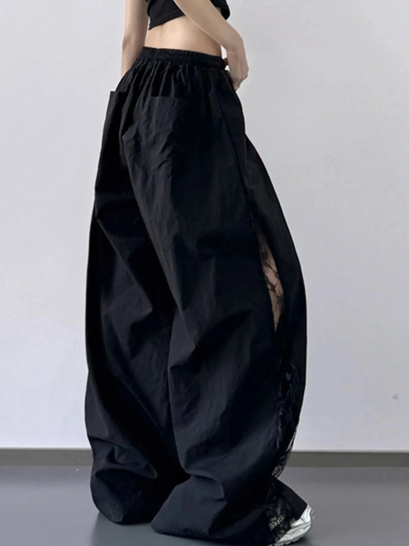 Elastic Wide-Leg Pants with Comfortable Elastic Waist - Redemption By Ashley North