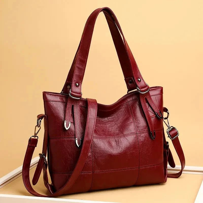 PU Leather Handbag - Stylish Medium Size for Everyday Use - Redemption By Ashley North