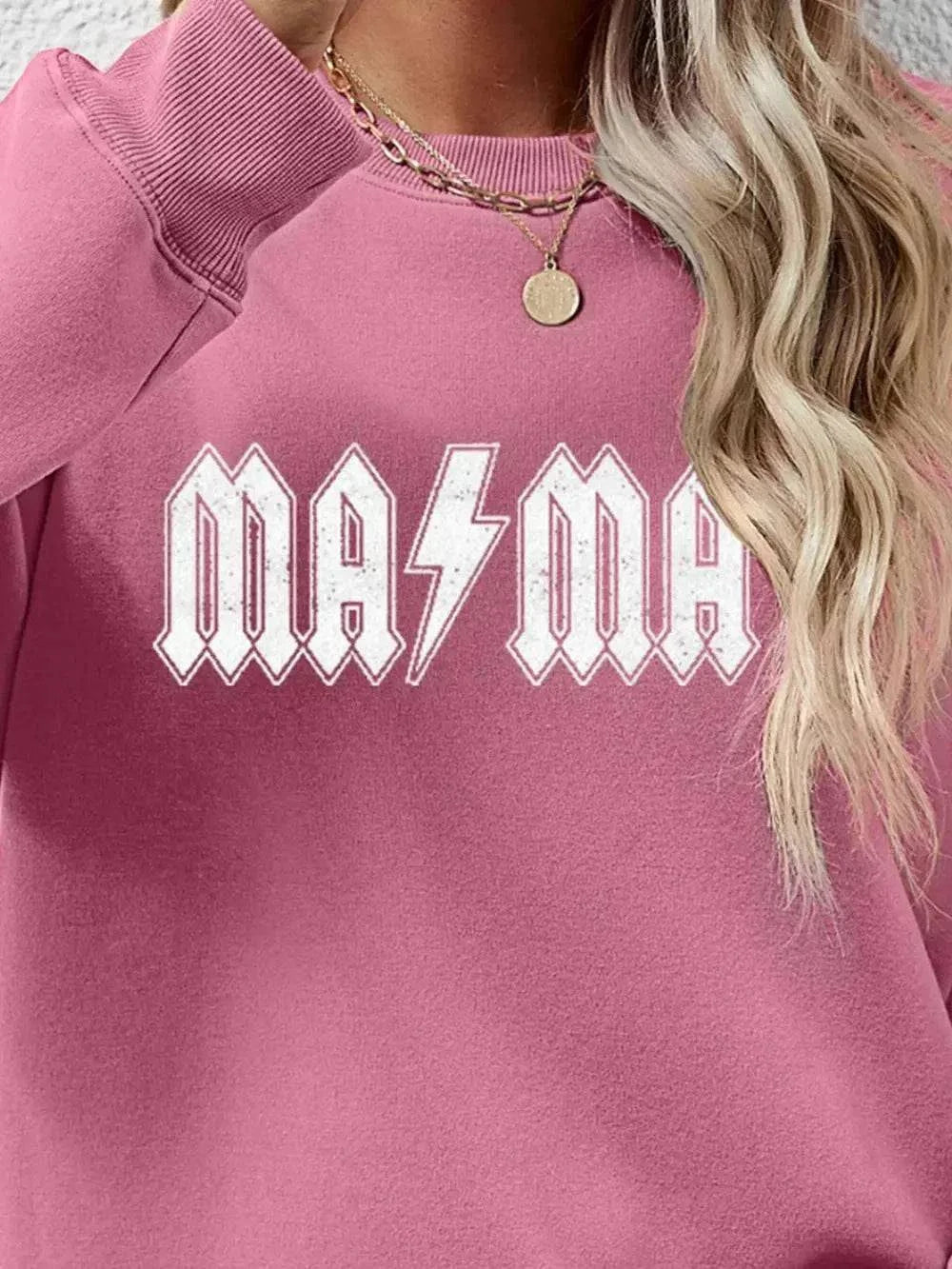 Mama Letter Graphic Dropped Shoulder SweatshirtFeatures: Basic style
Sheer: Opaque
Stretch: No stretch
Material composition: 100% polyester
Care instructions: Machine wash cold. Tumble dry low.
Imported
Product MRedemption By Ashley Northbella canvas drop shoulder sweatshirt