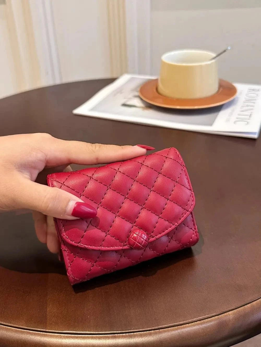 PU Leather Wallet - Solid Color Design - Redemption By Ashley North