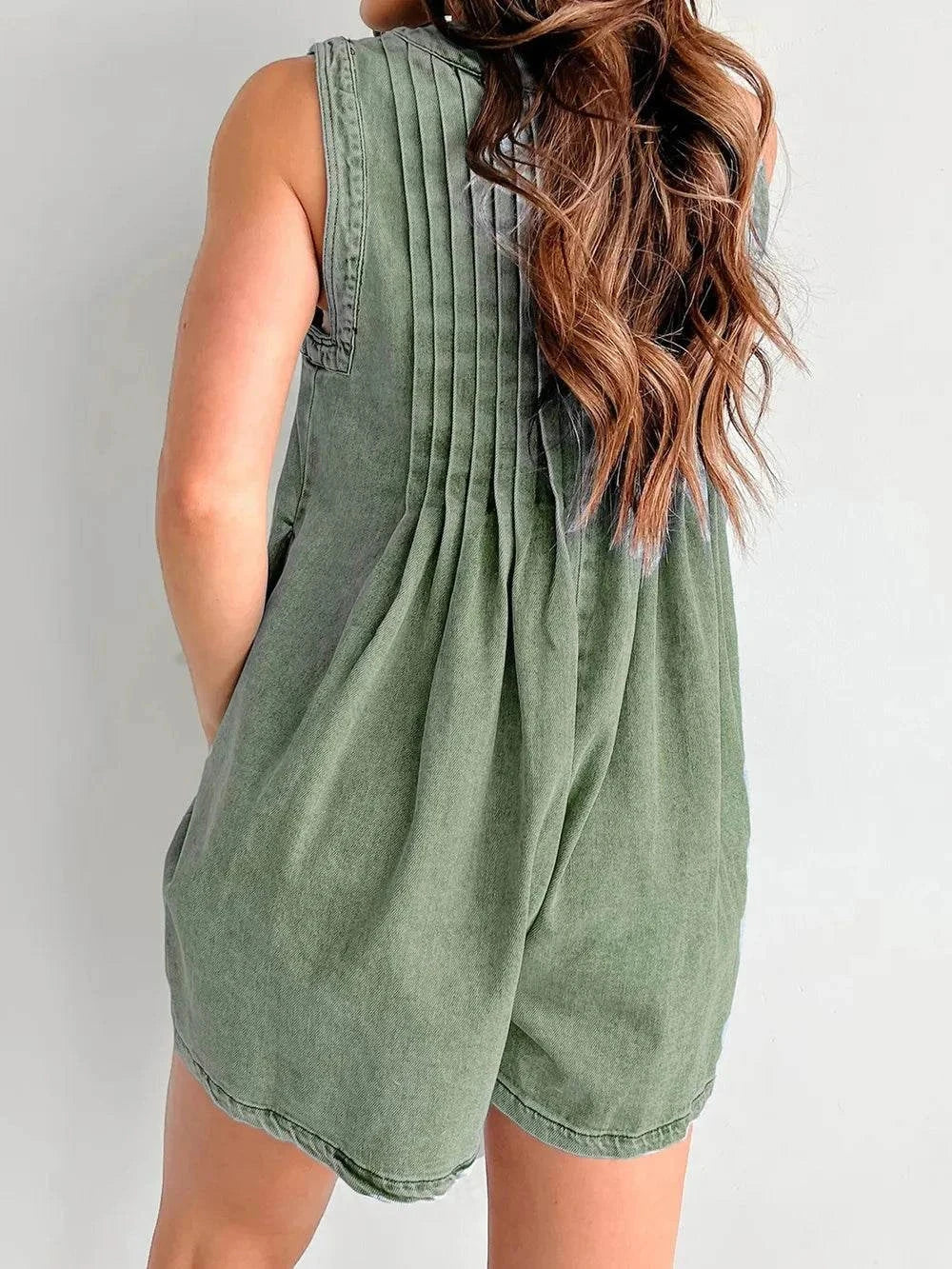 Tied Romper with Pockets - Stylish and Convenient Summer Wear - Redemption By Ashley North