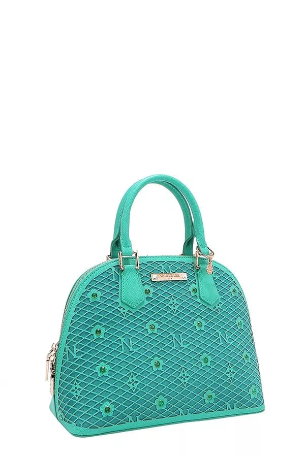 Nicole Lee USA Gracie Dome Satchel.