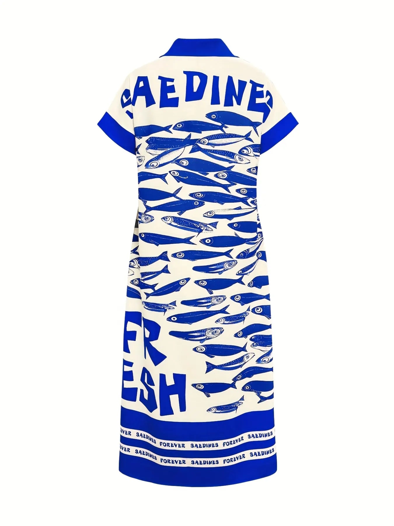 Printed Button Down Shirt Dress - Stylish and Versatile Fashion Essential.