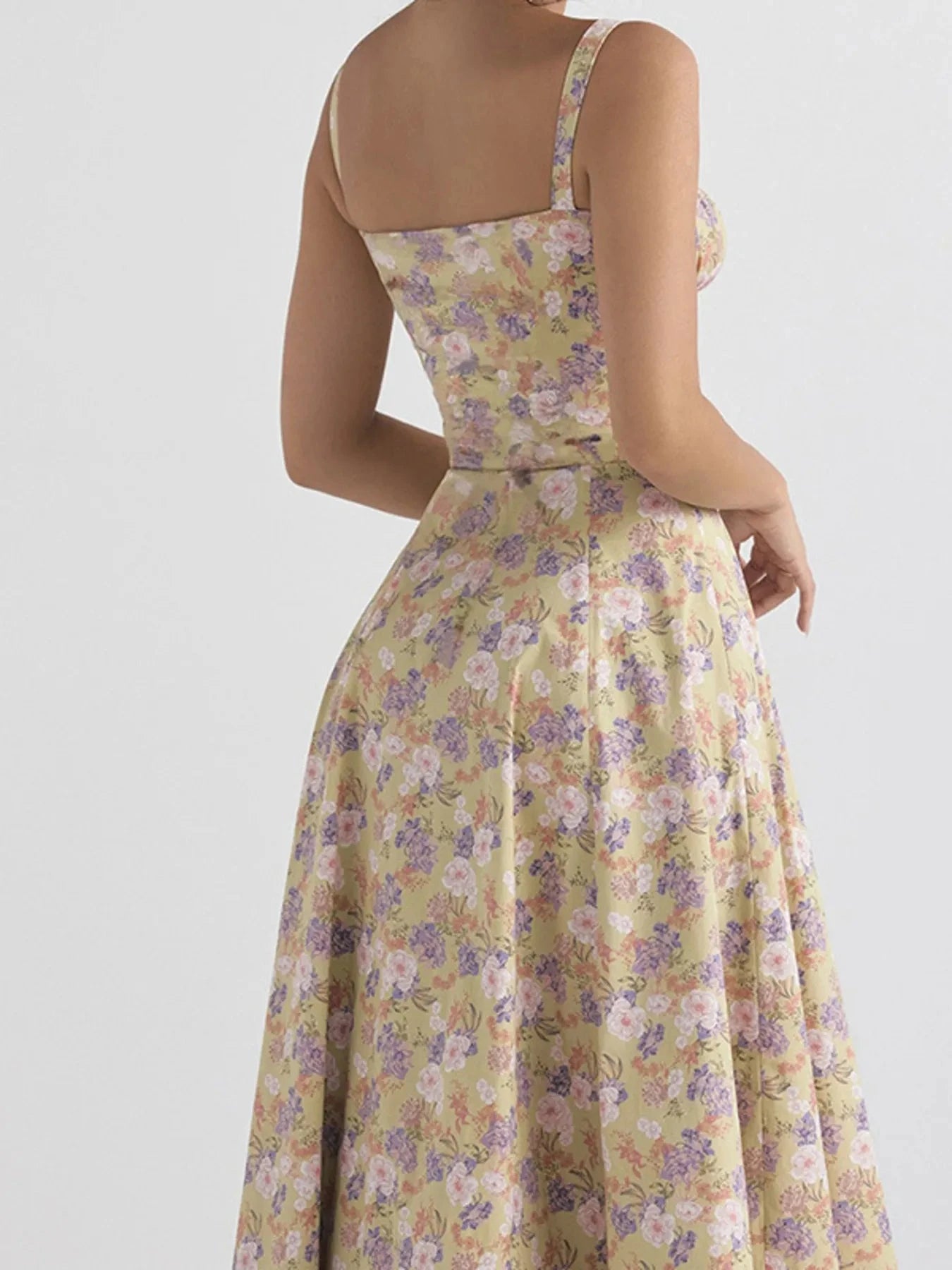 Full Size Plus Size Cami Dress with Slit and Sweetheart Neck - Redemption By Ashley North