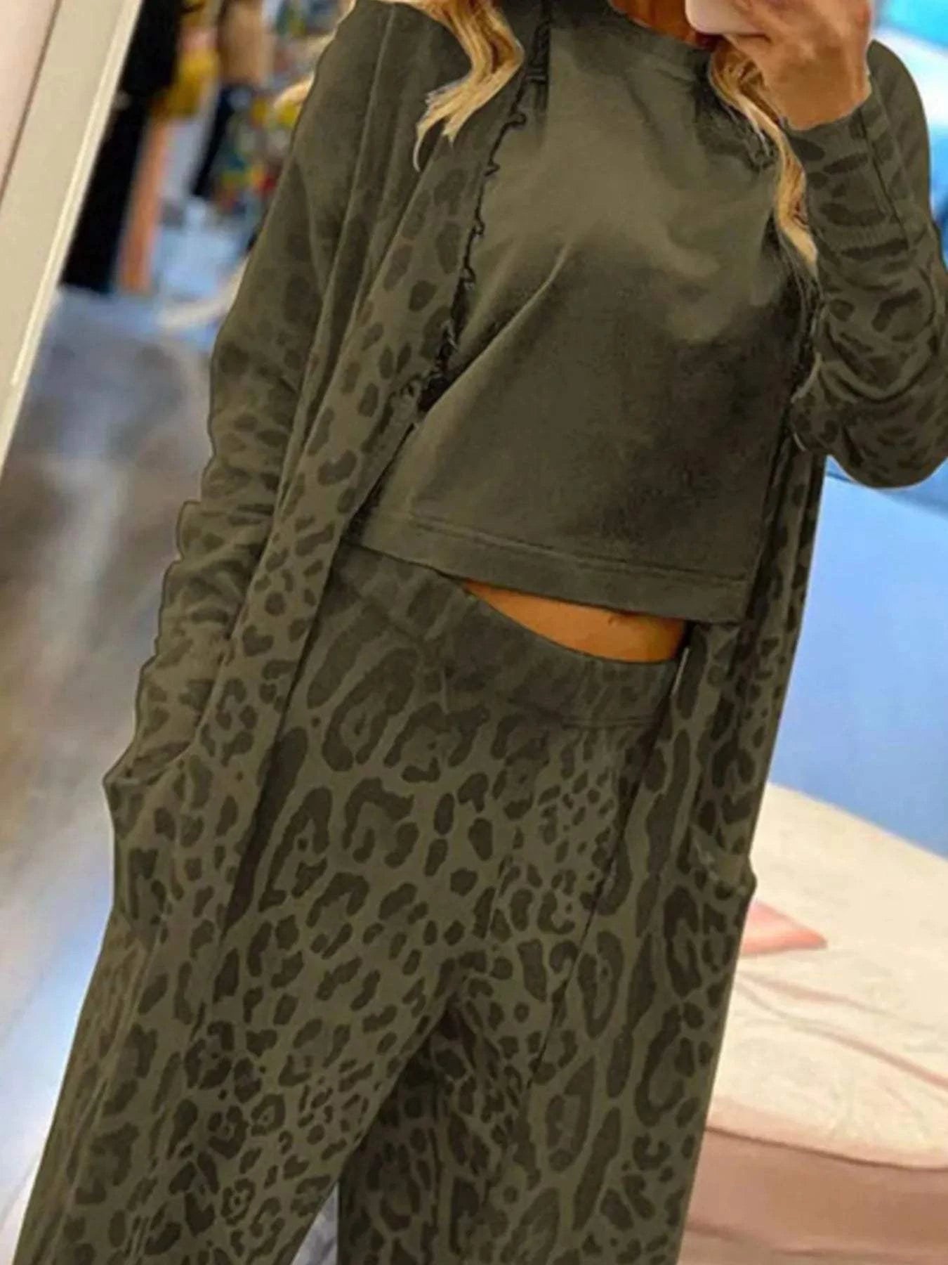 Longline Outerwear Pants Set with Long Sleeve Design - Redemption By Ashley North