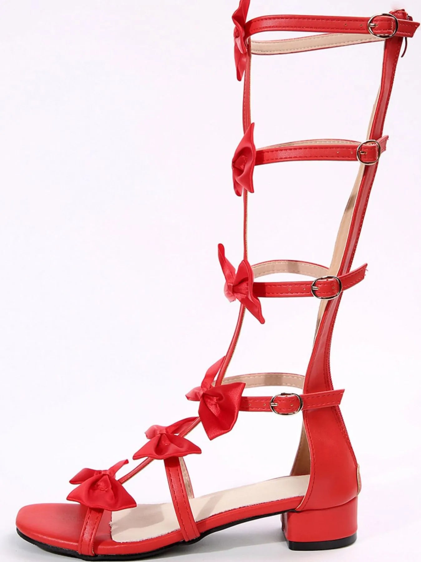 Bow Low Heels Sandals for Stylish Comfort and Elegance - Redemption By Ashley North