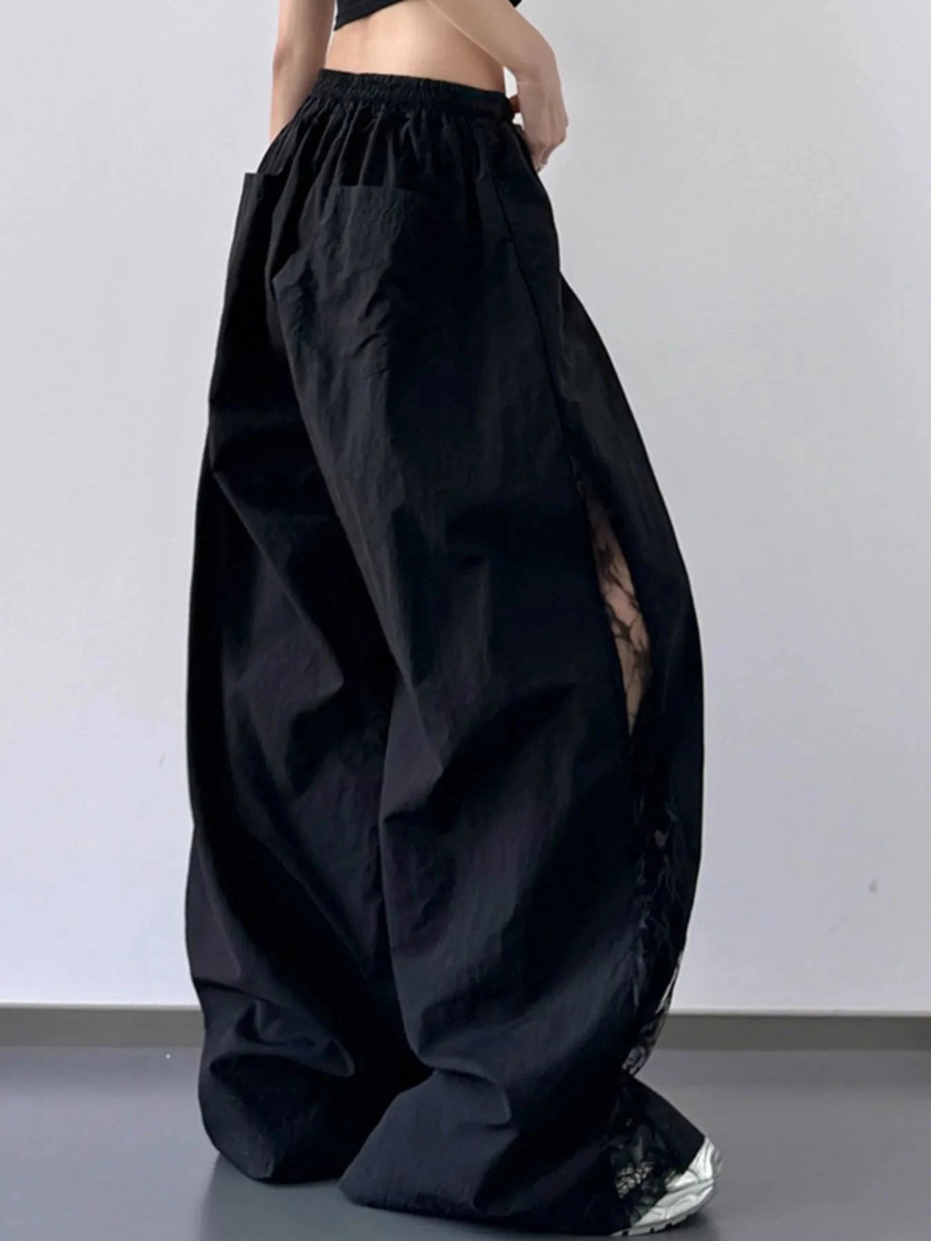 Elastic Wide-Leg Pants with Comfortable Elastic Waist - Redemption By Ashley North