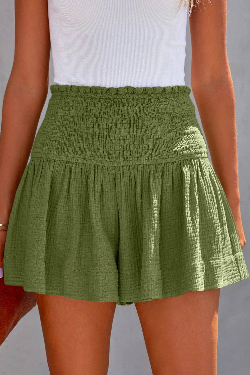 Smocked Waistband Shorts for Comfortable Style and Fit - Redemption By Ashley North