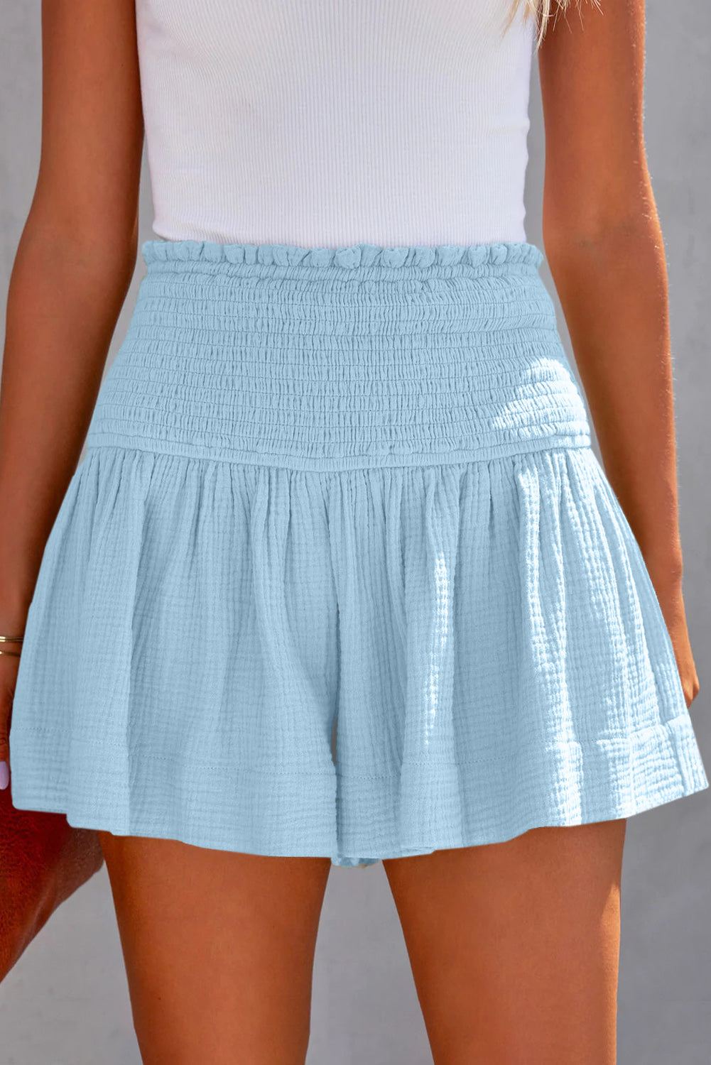 Smocked Waistband Shorts for Comfortable Style and Fit - Redemption By Ashley North