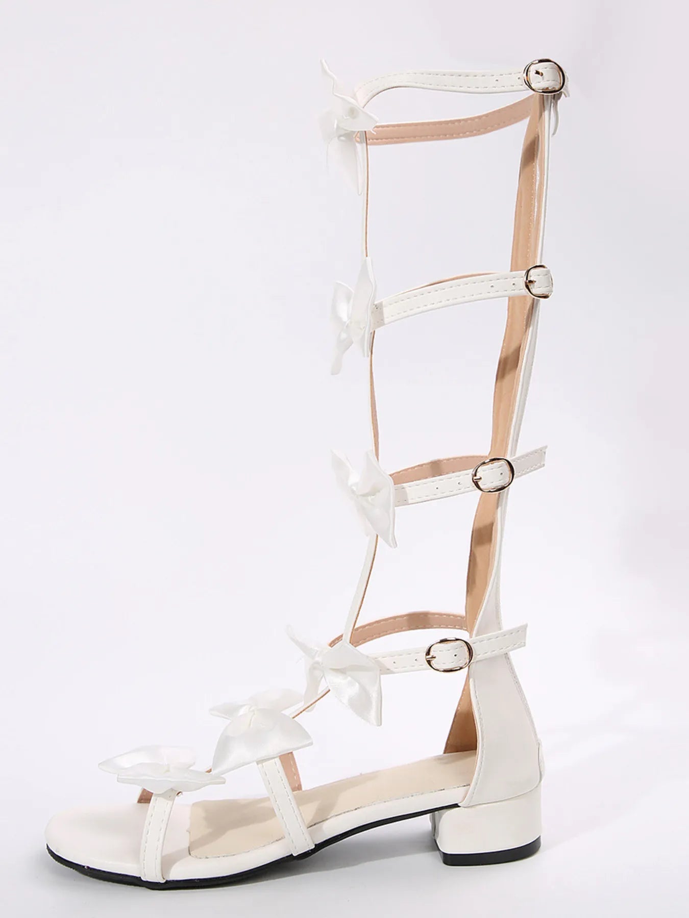 Bow Low Heels Sandals for Stylish Comfort and Elegance - Redemption By Ashley North