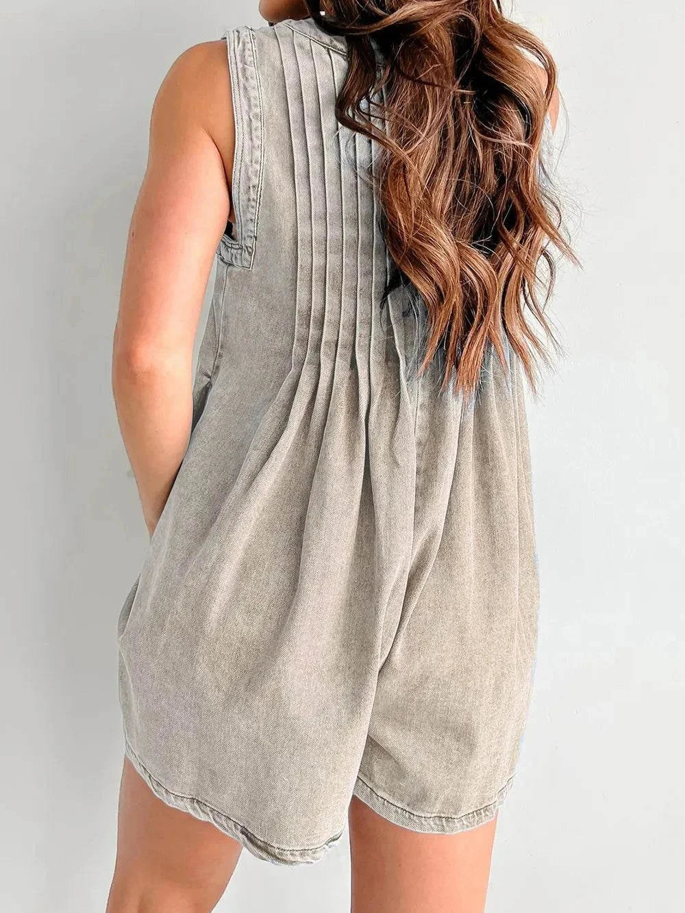 Tied Romper with Pockets - Stylish and Convenient Summer Wear - Redemption By Ashley North
