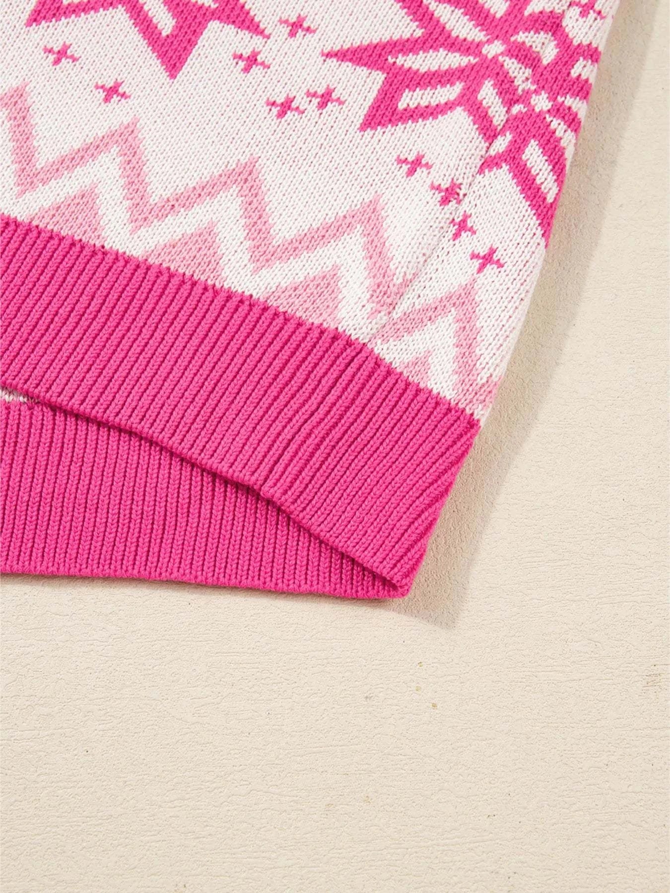 Christmas Snowflake Quarter Zip Collard SweaterFeatures:Zipper
Stretch:Slightly stretchy
Material composition:55% acrylic, 45% cotton
Care instructions:Machine wash cold. Tumble dry low.
Imported
Product MeasuremRedemption By Ashley NorthChristmas Snowflake Quarter Zip