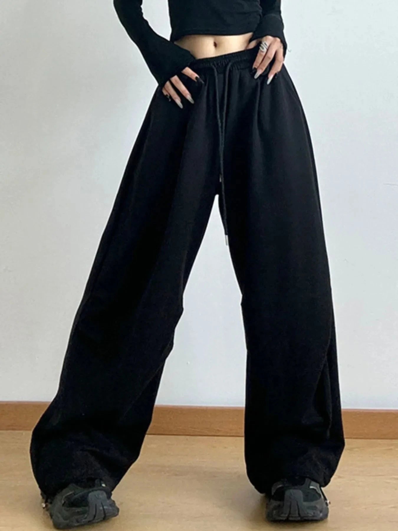 Drawstring Wide Leg Pants for Ultimate Comfort and Trendy Style - Redemption By Ashley North