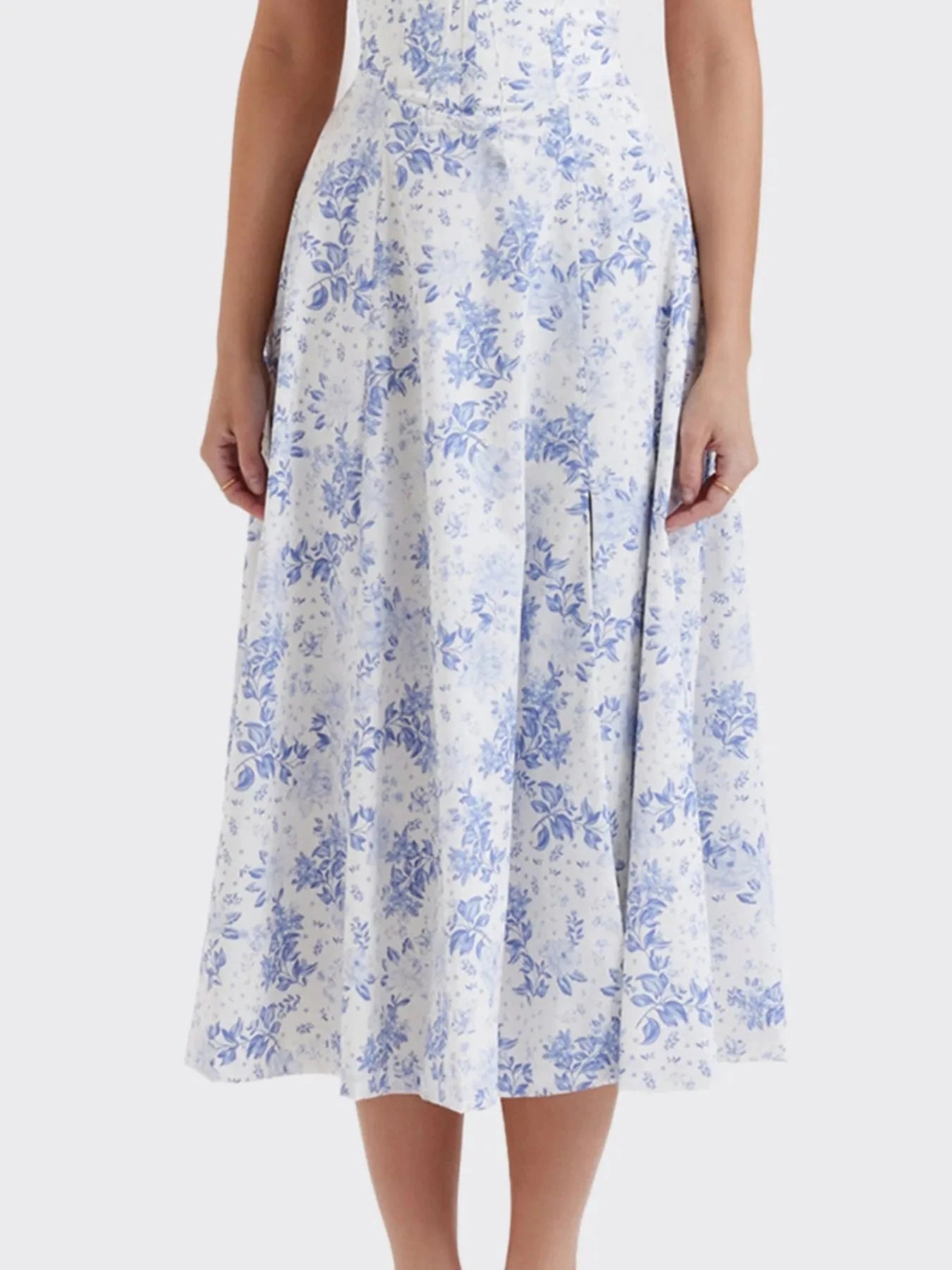 Full Size Plus Size Cami Dress with Slit and Sweetheart Neck - Redemption By Ashley North