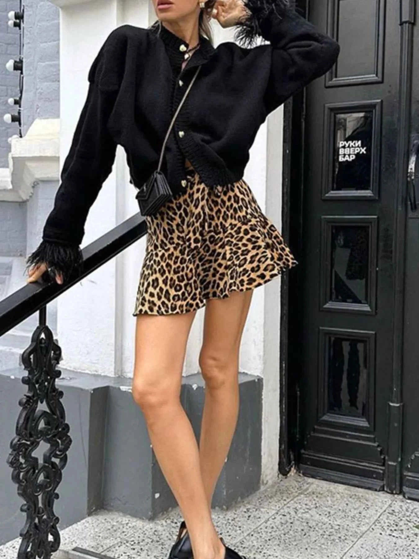 Leopard Print Mini Skirt for Trendy Fashion Lovers - Perfect for Every Occasion - Redemption By Ashley North