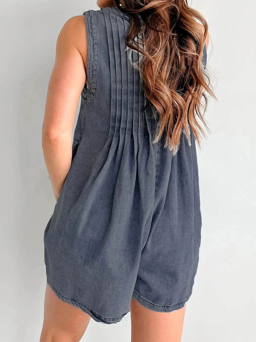 Tied Romper with Pockets - Stylish and Convenient Summer Wear - Redemption By Ashley North
